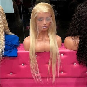 Long Blonde Lace Front Wig